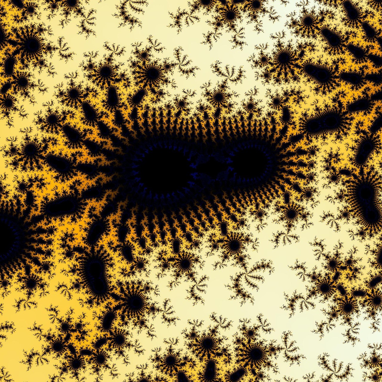 Mandelbrot set render, centred at 4.010655E-01 -3.261615E-01i, at zoom 1000000 1000000